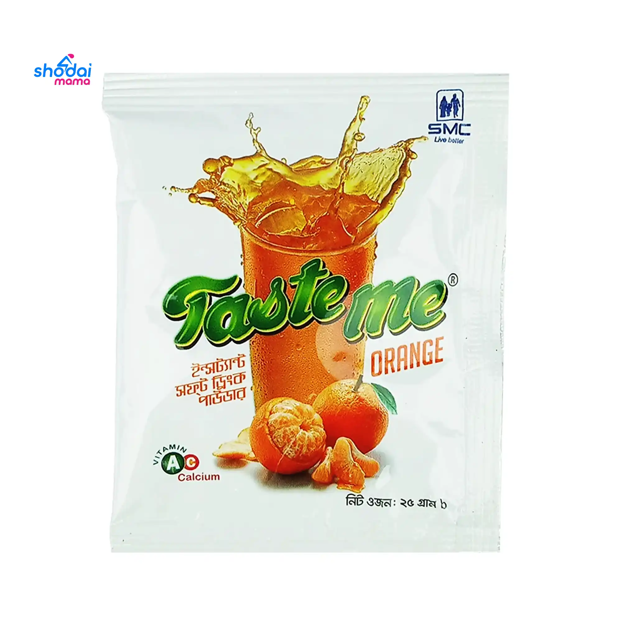 Tasteme Instant soft Drink Powder Orange Flavoured 25gm